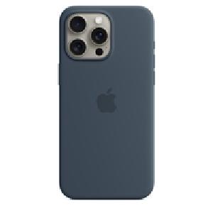 Apple iPhone 15 Pro Max Si Case Storm Blue
